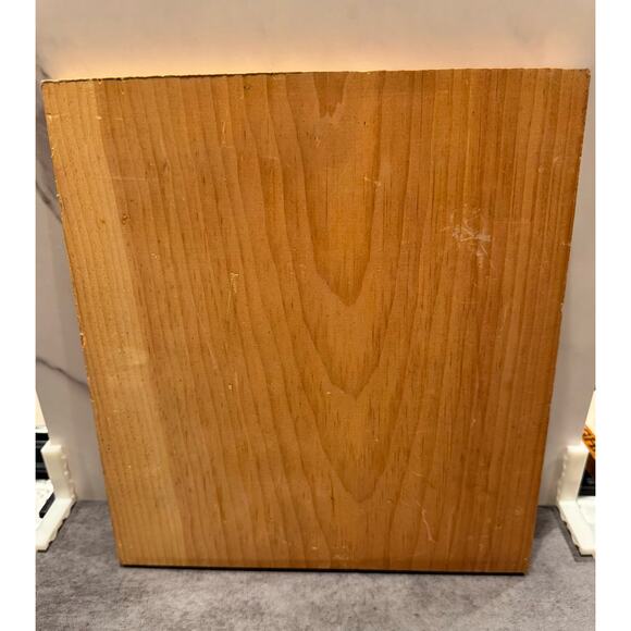 Hand drawn and painted Asian style woman on wood signed dated 2012 - Picture 6 of 11